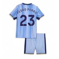 Tottenham Hotspur Pedro Porro #23 Bortadräkt Barn 2024-25 Kortärmad (+ Korta byxor)